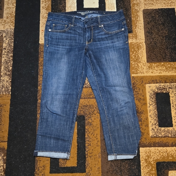 American Eagle Outfitters Denim - American Eagle Outfitters Dark Blue Ankle Jeans